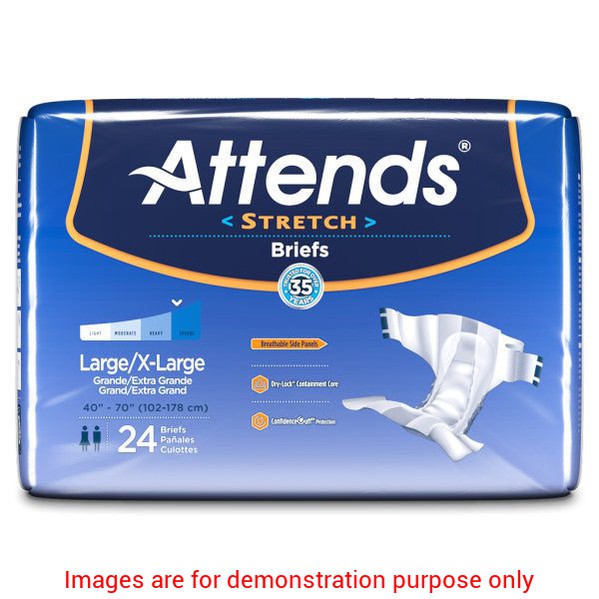 Attends Stretch Briefs, Large/X-LargeAttends
