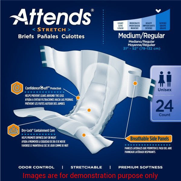 Attends Stretch Briefs, Medium/RegularAttends