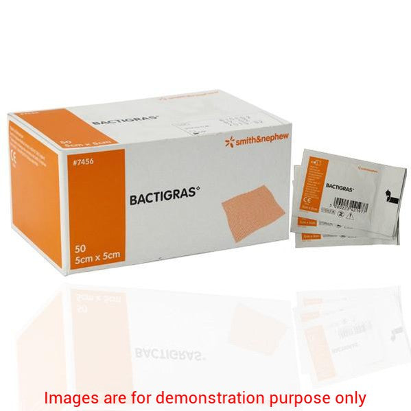 Bactigras Antiseptic Dressing, Size 5Cm X 5CmSmith & Nephew