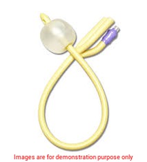Bardex I.C Infection Control 2-Way Latex Foley Catheter, 18Fr 5Cc, Olive Coude TipBard