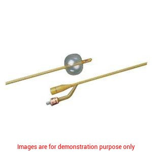 Bardex Lubricath Hematuria 3-Way 24F Latex Foley Catheter Long Round 30Cc BalloonBard