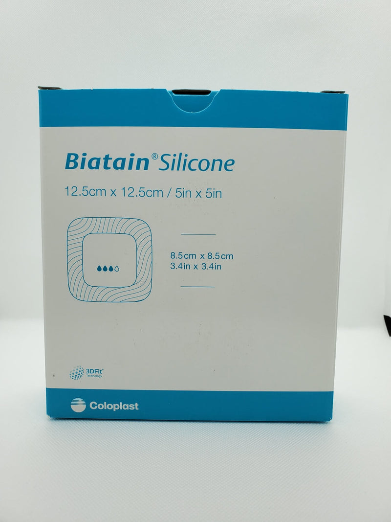Biatain Silicone Foam Dressing, 33436, 5In X 5In (12.5Cm X 12.5Cm)Coloplast