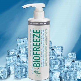 Biofreeze Cryotherapy Pain Relieving Gel Pump Bottle 16Oz Dye And Paraben FreeMedical Mart