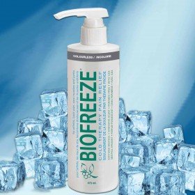 Biofreeze Cryotherapy Pain Relieving Gel Pump Bottle 32Oz Dye And Paraben FreeMedical Mart
