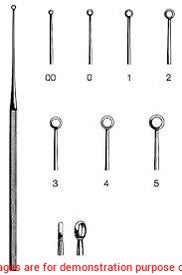 Buck Ear Curette 2 Blunt, Ea/1AMG