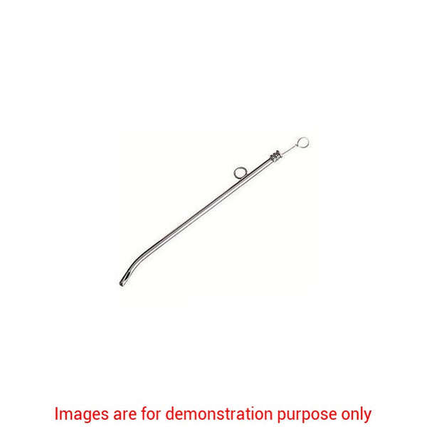 Catheter Female 12F Angled O.R. Quality Stainless Steel, Ea/1AMG