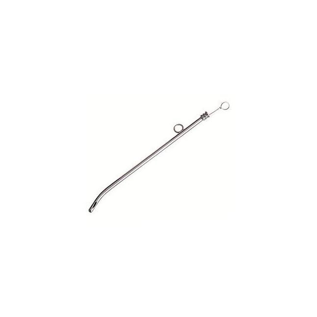 Catheter Female 12F Angled O.R. Quality Stainless Steel, Ea/1AMG