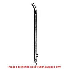 Catheter Female 14F Angled O.R. Quality Stainless Steel, Ea/1AMG
