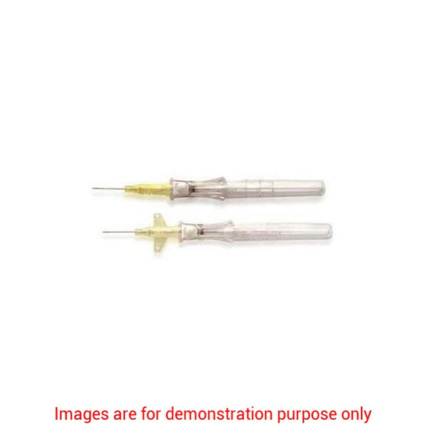 Catheter Iv Insyte Auto Winged W/Bc 24G X 0.75In Yellow ShieldedBecton Dickinson