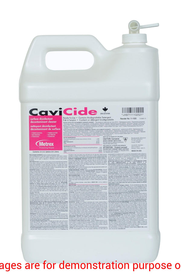 Cavacide Disinfectant Spray For Hard Surfaces 2.5 Gallon BottleMetrex