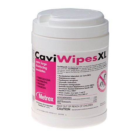 Caviwipes Disinfecting Towelette, Extra Large 9In X 12InMetrex