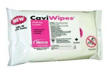 Caviwipes Disinfecting Towelette Flat Pack, 7In X 9InMetrex