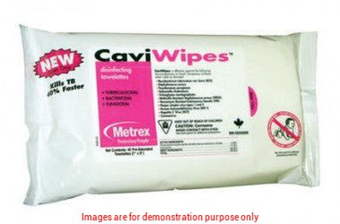 Caviwipes Disinfecting Towelette Flat Pack, 7In X 9InMetrex