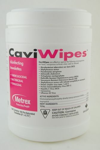 Caviwipes Surface Disinfectant, XlgMetrex