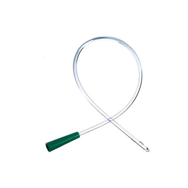 Clear Plastic Male Intermittent Catheter 18Fr 16In W/Connectors 2 EyesMed RX