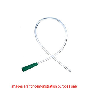 Clear Plastic Urethral Intermittent Catheter 14Fr 16In W/Connector 2 EyesMed RX