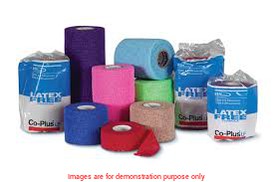 Co-Plus Elastic Cohesive Bandage 5Cm X 3.6M (Stretched), Mixed ColorsBSN