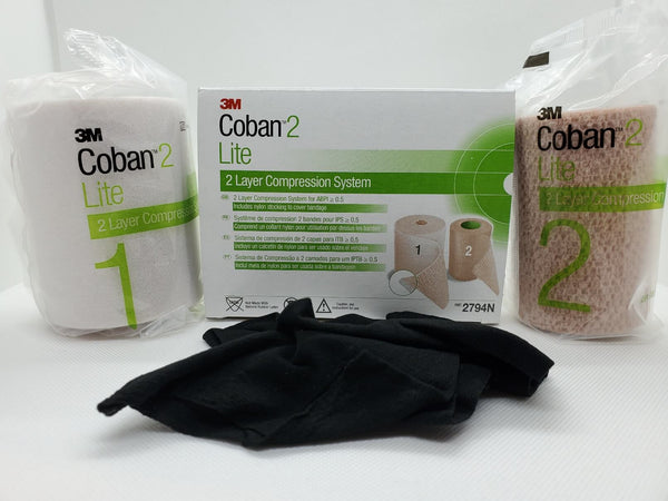 Coban 2 Layer Lite Compression System Unstretched, Latex-Free - 3M 2794N3M