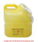 Collector Sharps 10.3 Ltr 1 Pce Ylw Offset Funnel TopBecton Dickinson