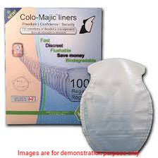 Colo-Majic Biodegradable Flushable Liners Regular 45-57Mm (1 3/4"-2 1/4)Colo Majic
