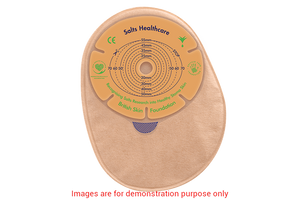Confidence Natural Advance 1-Piece Closed Pouch With Flexfil & Aloe-Precut 41MmSalts Argyle Medical