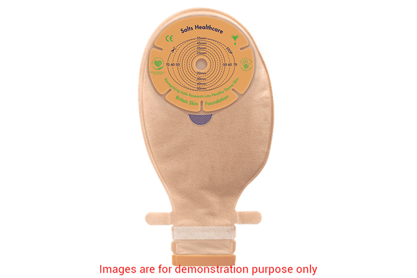 Confidence Natural Advance 1-Piece Large Drainable Pouch With Flexifit And Aloe, Transparent, Cut ToSalts Argyle Medical