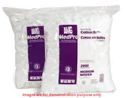 Cotton Balls, Size Medium, Bg/2000AMG