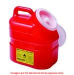 (Cs/12) Ea/1 Collector Sharps Chemo 10.3Ltr Pa Red Natural Plug Top OffsetBecton Dickinson