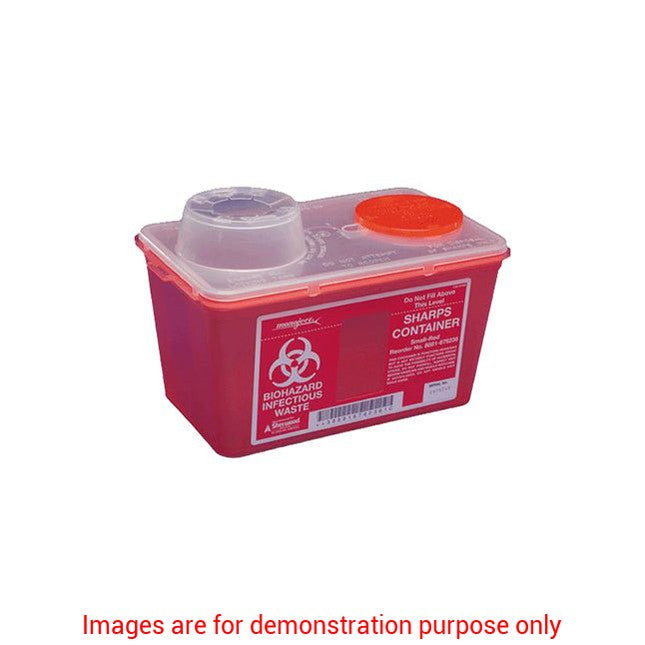 (Cs/40)Monoject Sharps Container Red 4QtCovidien / Medtronic