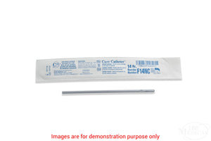 Cure Intermittent Cath Female 14Fr 6In Straight Tip, No ConnectorCure Medical