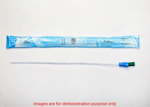 Cure Intermittent Male Cath 16" Pre-Lubricated Straight Tip 14FrCure Medical