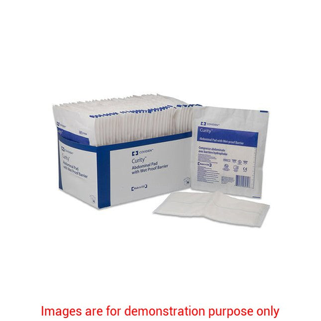Curity Abdominal Pad,With Wet Proof Barrier 8"X10"Covidien / Medtronic