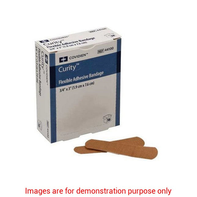 Curity Adhesive Fabric Knuckle Bandage, 1 X3" 7/8"Covidien / Medtronic