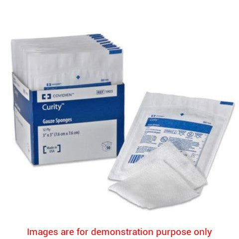 Curity Gauze Premium Woven Sponge 8-Ply (4"X4") Sterile Latex-FreeCovidien / Medtronic