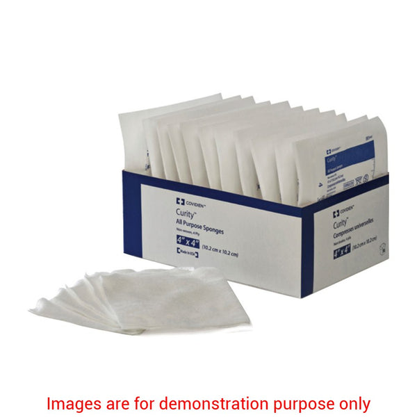 Curity Premium Non-Woven All -Purpose Gauze Sponge 4Ply 4" X 4"Covidien / Medtronic