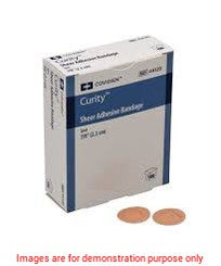 Curity Sheer Adhesive Spot Bandage, 7/8InCovidien / Medtronic