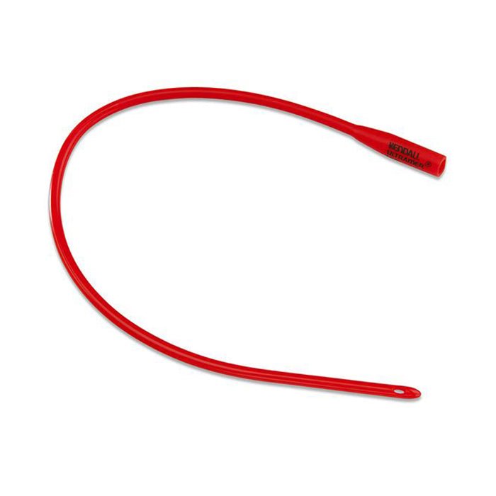 Curity Ultramer Coude Red Rubber Catheter 16Fr, 12".Covidien / Medtronic