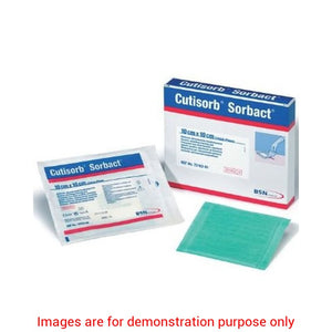 Cutimed Sorbact Antimicrobial Pad W/Bacteria Binding Action 10Cm X 10CmBSN