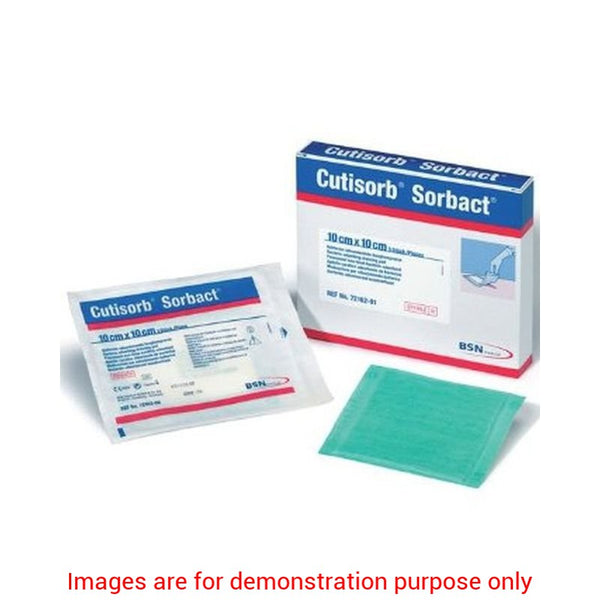 Cutimed Sorbact Antimicrobial Pad W/Bacteria Binding Action 10Cm X 10CmBSN
