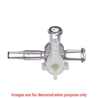 D-100 Discofix 1 Way Stopcock, Female Luer Lock Port And Spin-Lock Connector, Dehp-Free, Latex Free,Briggs Medical