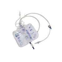 Delux Drainage Bag 2000Ml & 51" Tubing W/ Anti-Reflux T-Shaped Outlet Valve, Needleless Sample PortBelpro Medical