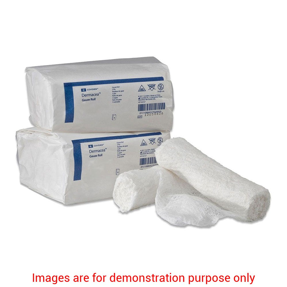 Dermacea Fluff Roll 4" X 4 Yd 2-Ply SterileCovidien / Medtronic