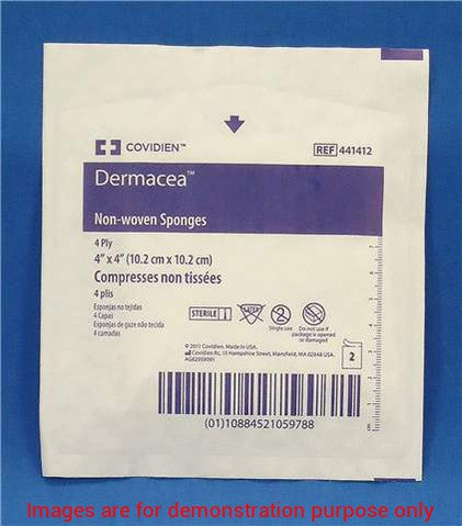 Dermacea Sterile Non-Woven Gauze Sponge 4X4Covidien / Medtronic