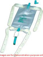 Dispoz A Bag Leg Bag- 9Oz Ster Rubber Cap Valve & Latex Leg Straps 8.5InBard