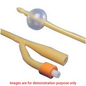 Dover 2-Way Hydrogel Coated Latex Foley Catheter, Coude, Size 16Fr 5CcCovidien / Medtronic