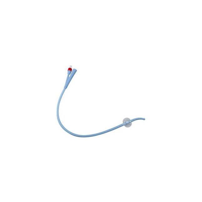 Dover Coude Tip 100% Silicone Foley Catheter 2-Way 20FrCovidien / Medtronic