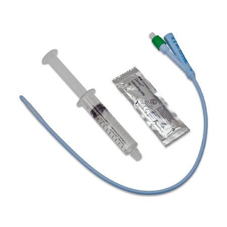 Dover Foley Catheter, 16Fr, 30Cc, 100% Silicone, 2 WayCovidien / Medtronic