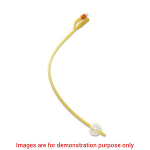 Dover Silicone Elastomer Coated Foley Catheter, 2 Way, 5Cc, 14Fr.Covidien / Medtronic