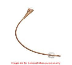 Dover Silver Foley Catheter, 100% Silicone With Silver Hydrogel Coating, 2-Way, 5Cc, 20FrCovidien / Medtronic