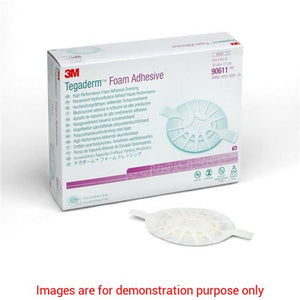 Dressing Foam Adhes Oval 4.5 X 4"3M